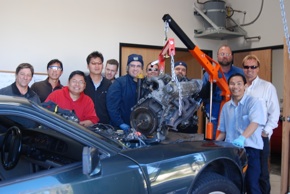 Cleantech Institute- Porsche 944-removed engine